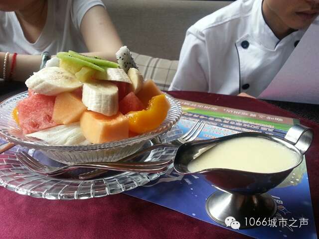 水果沙拉。真材實料。