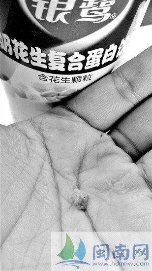 銀鷺牛奶花生飲料里喝出石頭 廈門(mén)公司稱(chēng)將處理