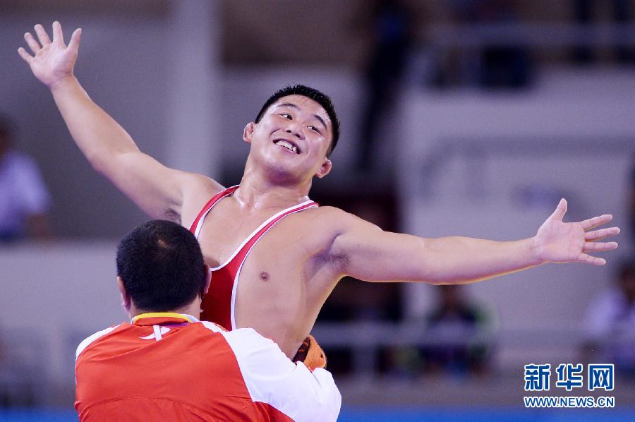 摔跤——男子古典式84公斤級:河南隊(duì)趙海軍奪冠 摔跤——男子古典式84公斤級:河南隊(duì)趙海軍奪冠