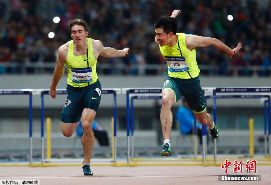 上海鉆石賽謝文駿力壓羅伯斯奪冠 劉翔觀(guān)戰(zhàn)