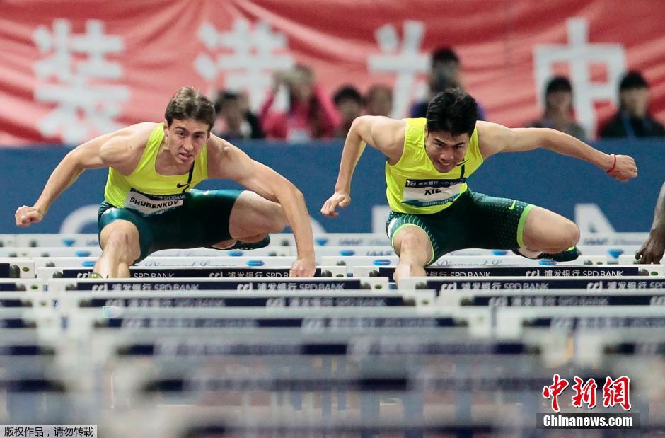 上海鉆石賽謝文駿力壓羅伯斯奪冠 劉翔觀(guān)戰(zhàn)