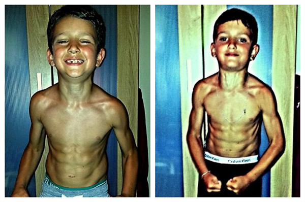 年僅8歲的布蘭登·布萊克因其完美的身型，被贊為迷你版的阿諾德·施瓦辛格。