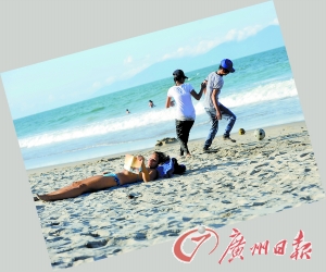 動靜皆宜的沙灘。