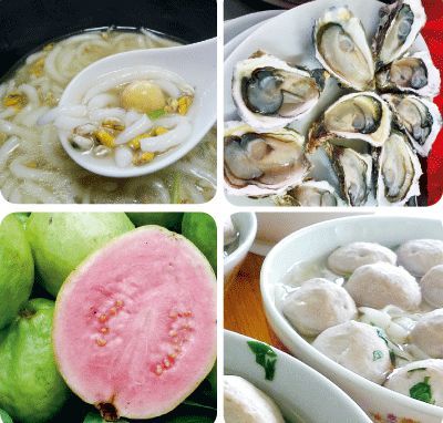 滿(mǎn)街可見(jiàn)新鮮的海鮮、瓜果和手打牛肉丸