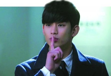 于正評價金秀賢沒什么演技，只是長得很討喜。