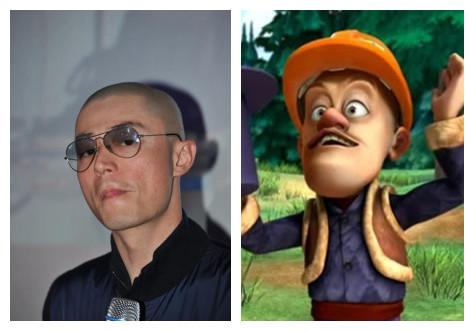 霍建華撞臉光頭強(qiáng) 這畫風(fēng)差別有點(diǎn)大?。ńM圖）