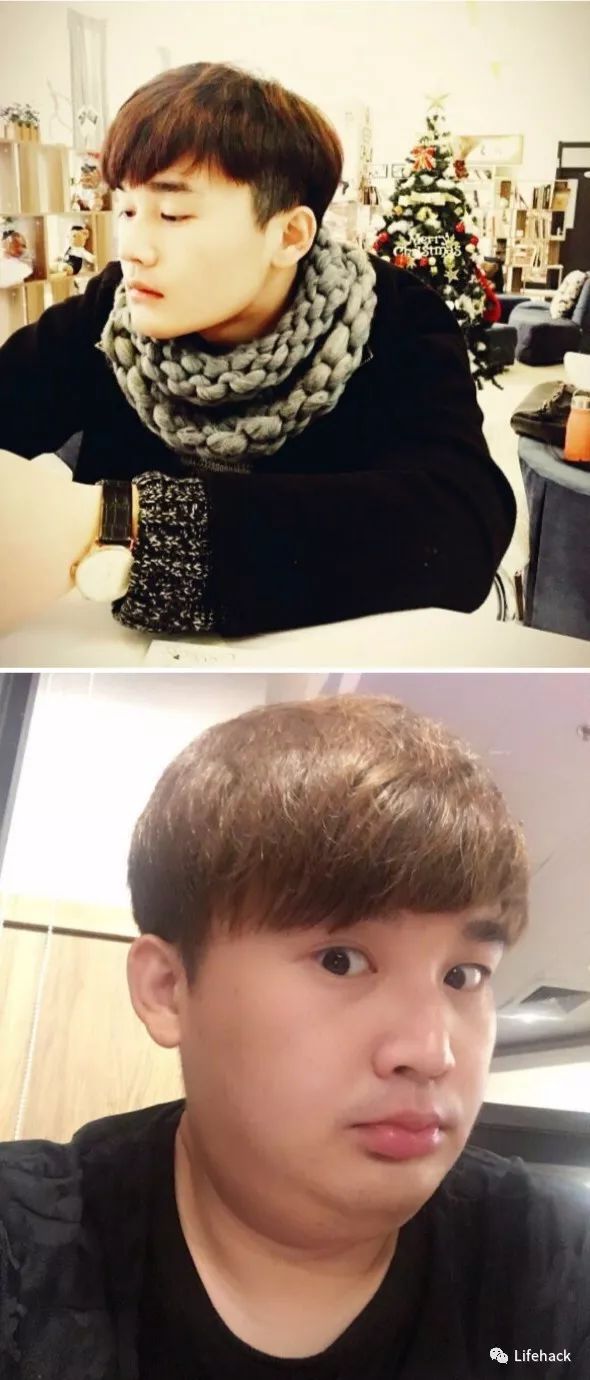 長胖20斤，臉型怎么變？這些例子看完扎心了！