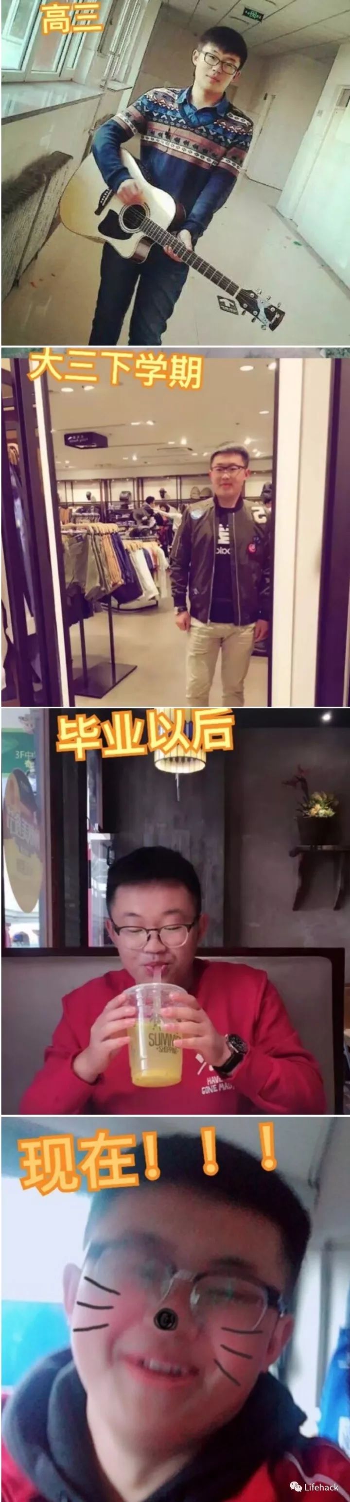 長胖20斤，臉型怎么變？這些例子看完扎心了！