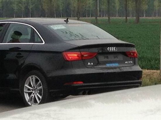 三廂奧迪A3國內(nèi)測試車