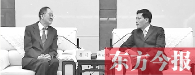 謝伏瞻昨日會(huì)見崔琦 《河南新聞聯(lián)播》視頻截圖 謝伏瞻昨日會(huì)見崔琦 《河南新聞聯(lián)播》視頻截圖