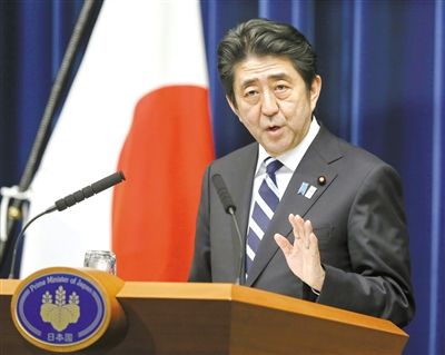  日本首相安倍晉三。