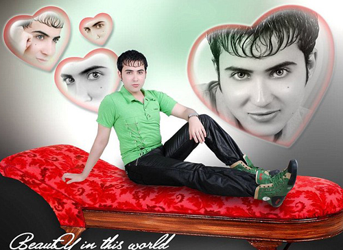 伊拉克18歲大學(xué)生自稱地球上最帥男人(網(wǎng)頁截圖)