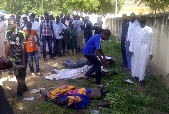 尼日利亞伊斯蘭極端武裝組織“博科圣地”約貝州古杰巴(Gujba)市的農(nóng)業(yè)學(xué)院，射殺數(shù)十名學(xué)生。