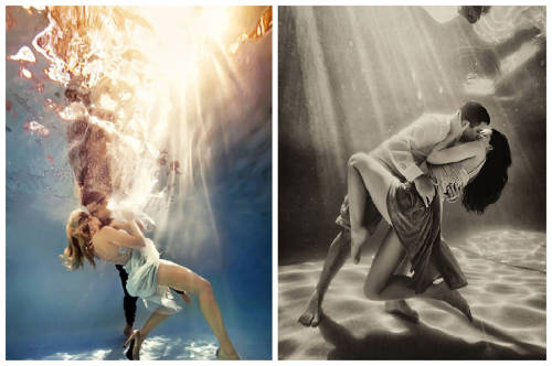 水下訂婚照成海外新潮流 水下訂婚照成海外新潮流