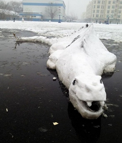 創(chuàng)意十足！日系列卡通雪人走紅