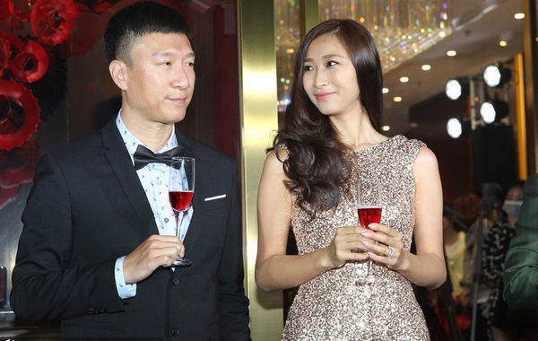 圖為孫紅雷、王駿迪夫婦。