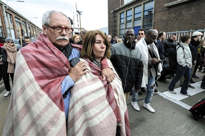 扎芬特姆國際機(jī)場，乘客被緊急疏散。圖/CFP