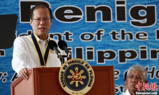 　　資料圖：菲律賓總統(tǒng)阿基諾。中新社發(fā) Malacanang 攝