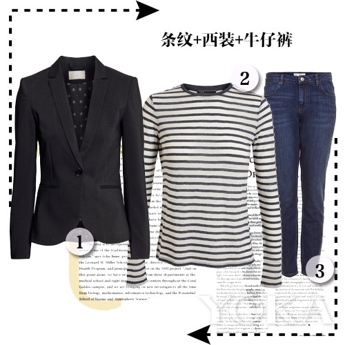 海軍風(fēng)條紋衫是萬(wàn)能的