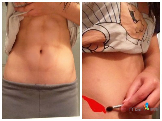 蔡依林 你的馬甲線“脫妝”了！