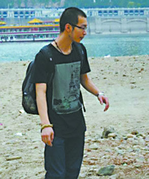 喜歡考古的小楊。受訪者供圖