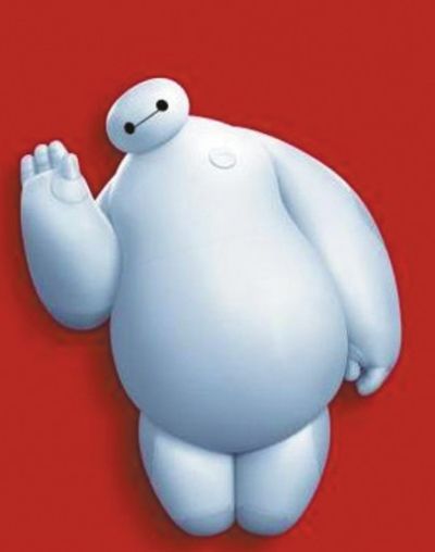 《超能陸戰(zhàn)隊》中“大白”形象 《超能陸戰(zhàn)隊》中“大白”形象