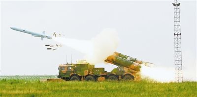 導彈發(fā)射。林曉營攝