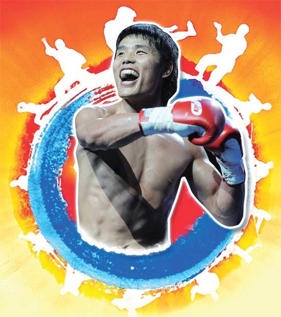 《武林風(fēng)》上演中韓對(duì)抗賽  中國(guó)勇士方便KO韓國(guó)選手