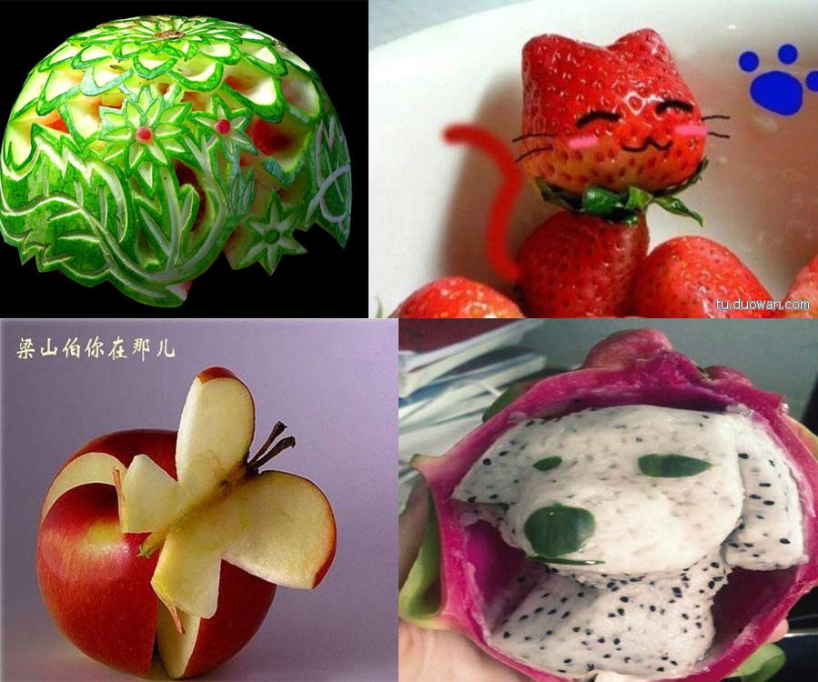 好看又爽口！那些創(chuàng)意十足的水果雕刻藝術(shù)